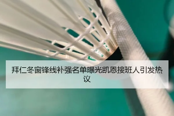 拜仁冬窗锋线补强名单曝光凯恩接班人引发热议